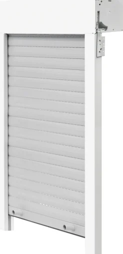 Schellenberg Aufsatzrollladen SB weiß/grau 120 x 140 cm