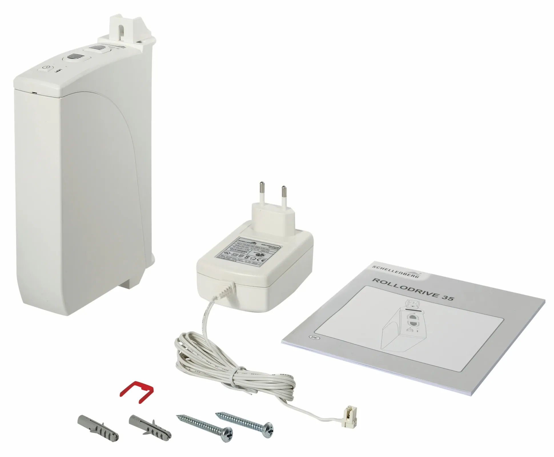 Schellenberg elektrischer Gurtwickler Mini RolloDrive 35, für 20 kg/4,0 m²