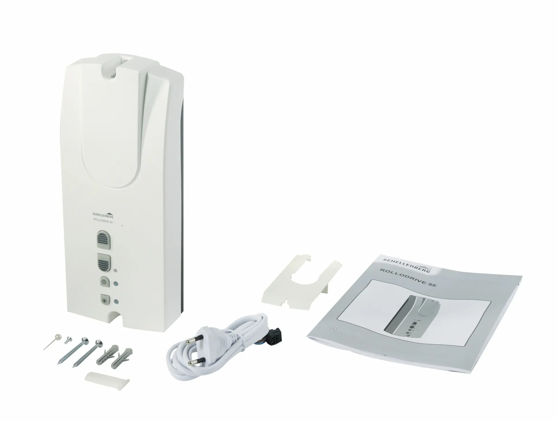 Schellenberg elektrischer Gurtwickler RolloDrive 55, für 30 kg/5,0 m²