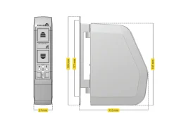 Schellenberg elektrischer Gurtwickler RolloDrive 75 Premium