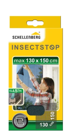 Schellenberg Fliegengitter 130 x 150 cm anthrazit kürzbar