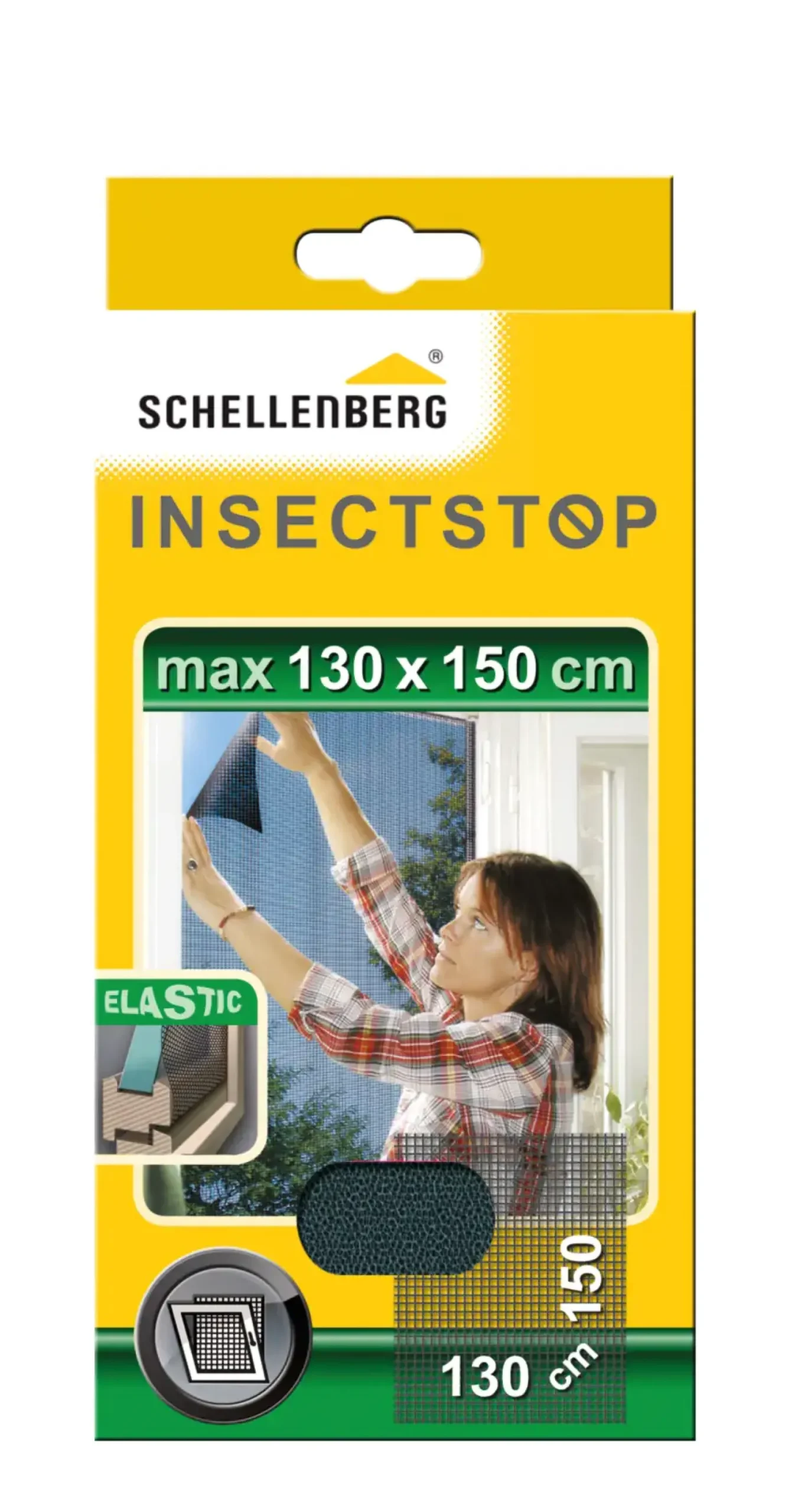 Schellenberg Fliegengitter 130 x 150 cm anthrazit kürzbar