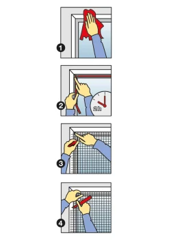 Schellenberg Fliegengitter 130 x 230 cm anthrazit individuell kürzbar