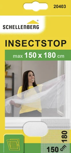 Schellenberg Fliegengitter 150 x 180 cm weiß kürzbar