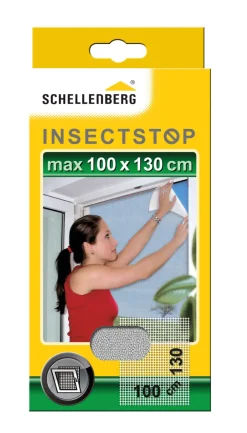 Schellenberg Fliegengitter Minirolle 100 x 130 cm weiß kürzbar