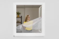 Schellenberg Fliegengitter 100 x 100 cm weiß kürzbar