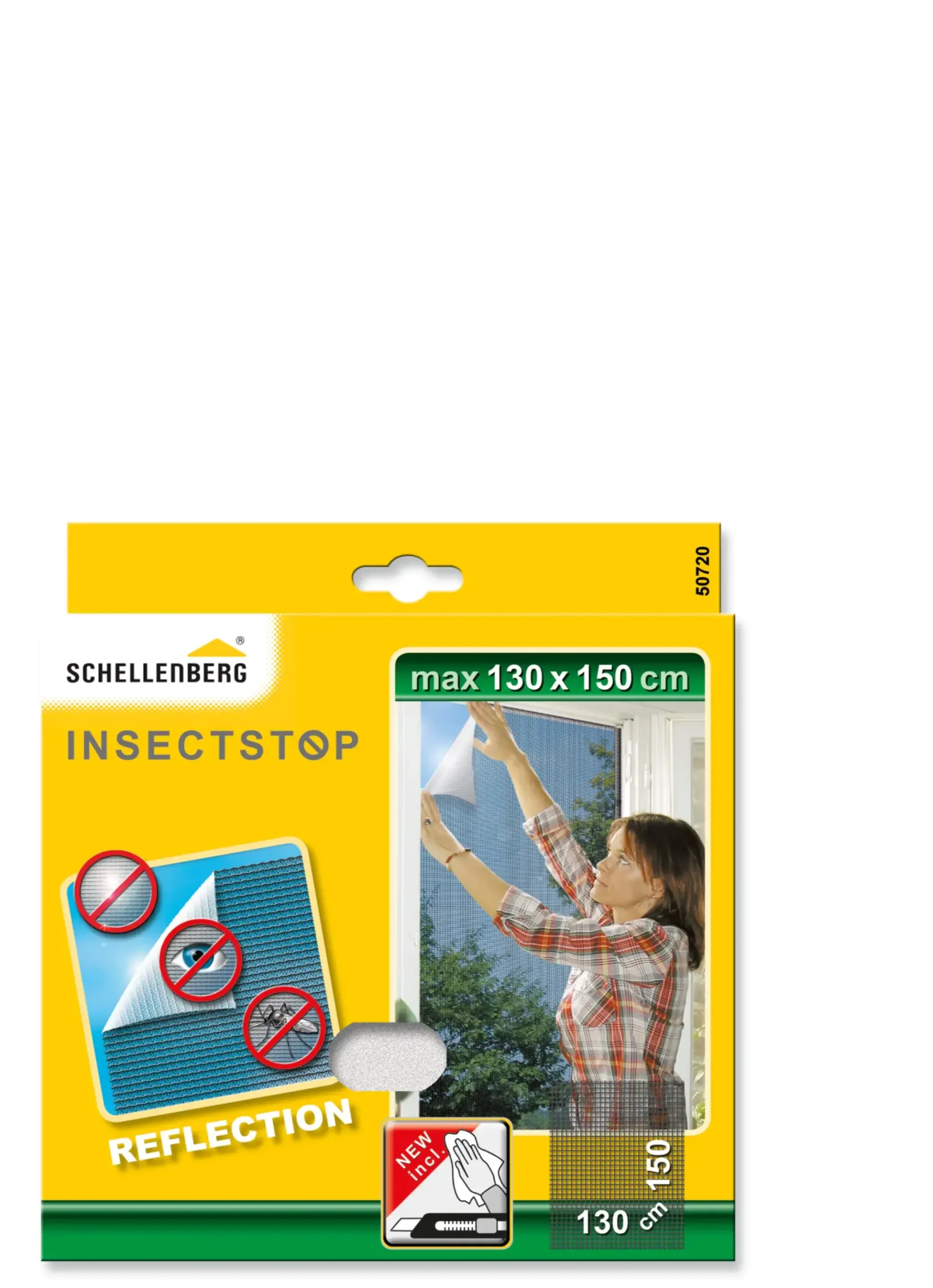 Schellenberg Fliegengitter 130 x 150 cm anthrazit kürzbar