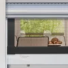 Schellenberg Fliegenschutz-Fenster PLUS 100 x 120 cm anthrazit/anthrazit kürzbar