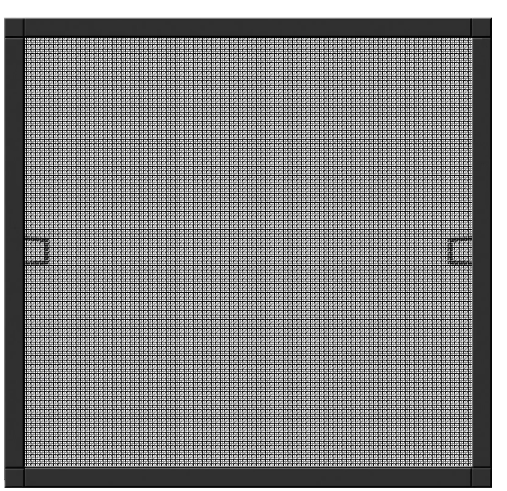 Schellenberg Fliegenschutz-Fenster PLUS 100 x 120 cm anthrazit/anthrazit kürzbar