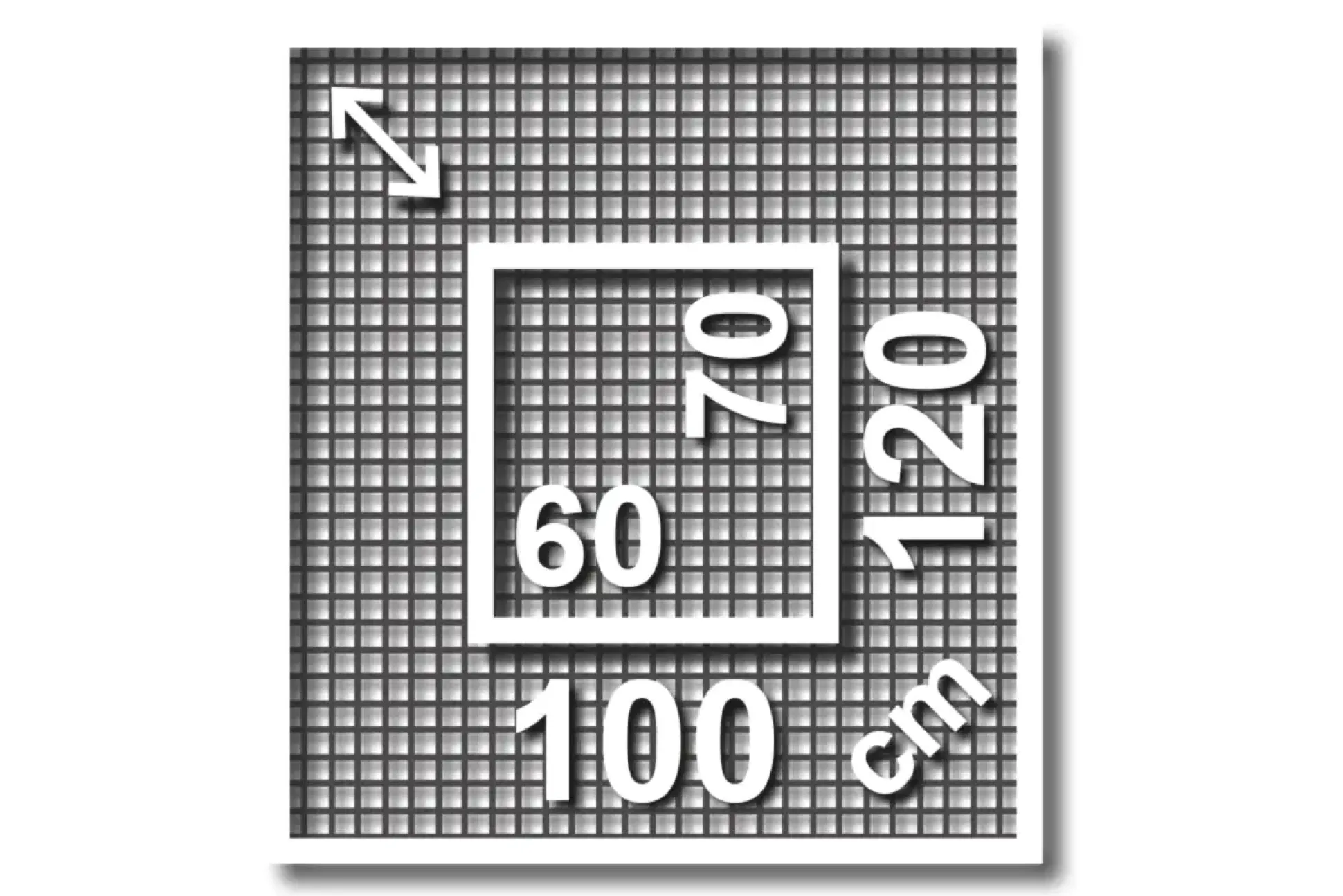 Schellenberg Fliegenschutz-Fenster TELESCOPE 60 x 70 - 100 x 120 cm anthrazit/weiß