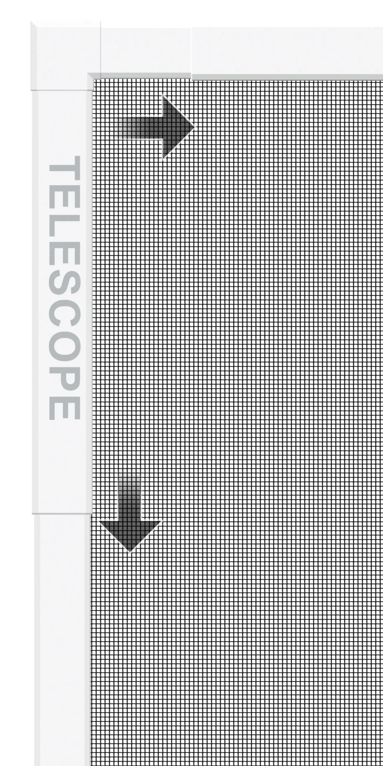 Schellenberg Fliegenschutz-Fenster TELESCOPE 60 x 70 - 100 x 120 cm anthrazit/weiß