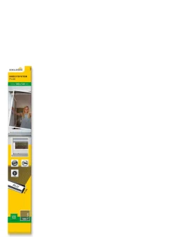 Schellenberg Fliegenschutz-Fenster PLUS 100 x 120 cm anthrazit/weiß kürzbar