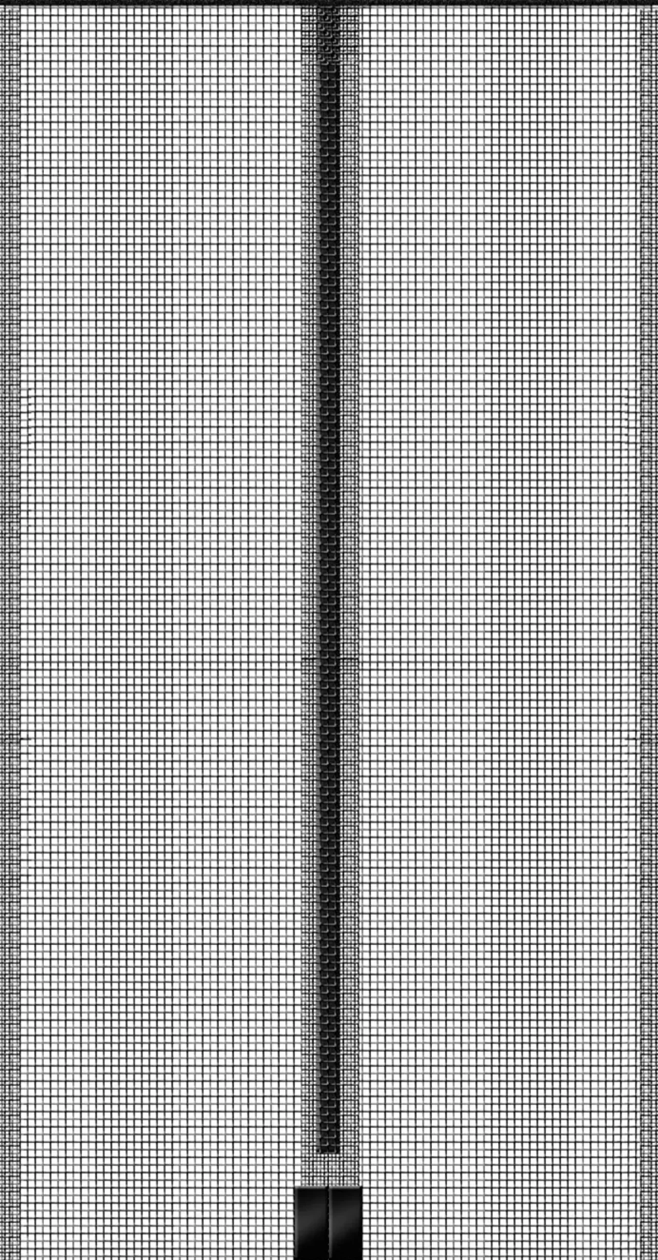 Schellenberg Fliegenschutz-Magnetvorhang 90 x 210 cm anthrazit kürzbar