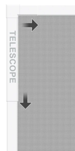 Schellenberg Fliegenschutz-Fenster TELESCOPE 80 x 85 - 140 x 150 cm anthrazit/weiß