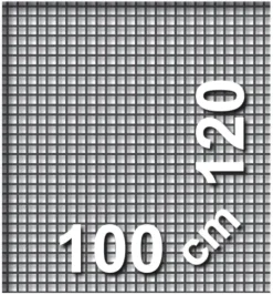 Schellenberg Fliegenschutz-Fenster PREMIUM 100 x 120 cm anthrazit/weiß kürzbar