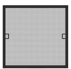 Schellenberg Fliegenschutz-Fenster PREMIUM 140 x 150 cm anthrazit/anthrazit kürzbar