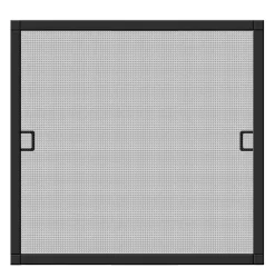 Schellenberg Fliegenschutz-Fenster PREMIUM 100 x 120 cm anthrazit/anthrazit kürzbar