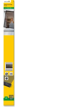 Schellenberg Fliegenschutz-Fenster PLUS 130 x150 cm anthrazit/anthrazit kürzbar