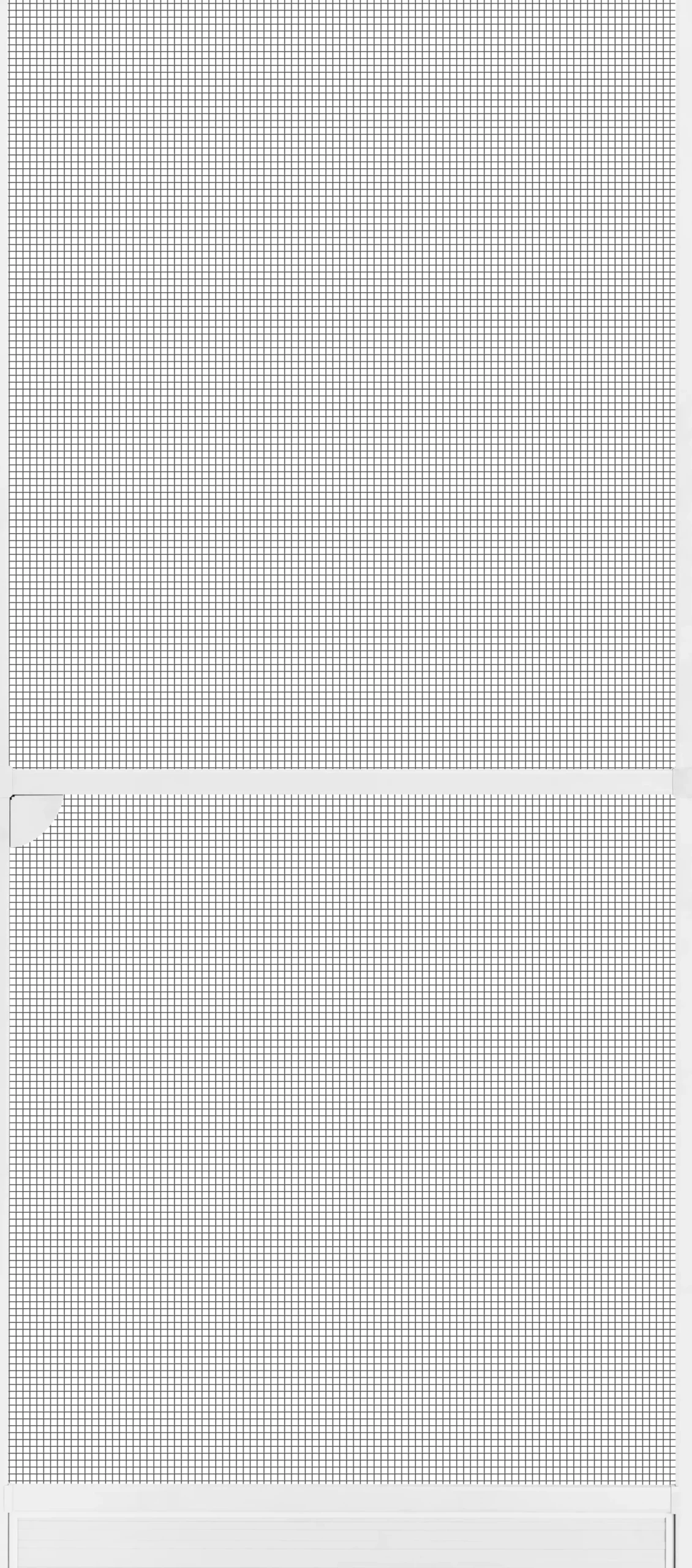 Schellenberg Fliegenschutz-Tür PREMIUM 100 x 215 cm weiß/weiß kürzbar