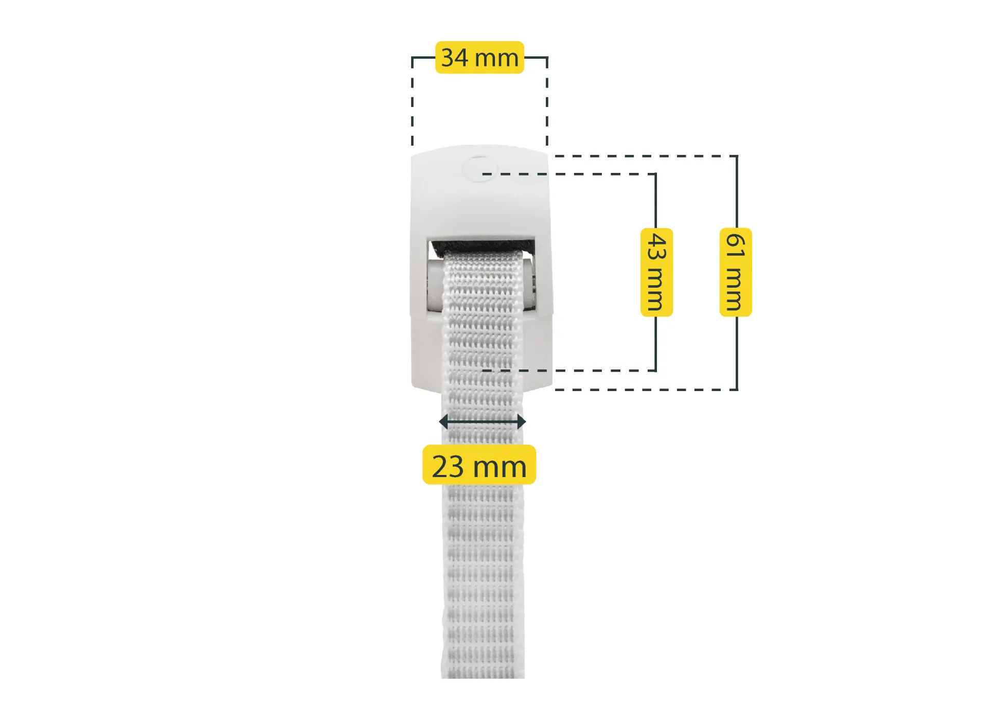 Schellenberg Gurtführung Duo System Maxi weiß