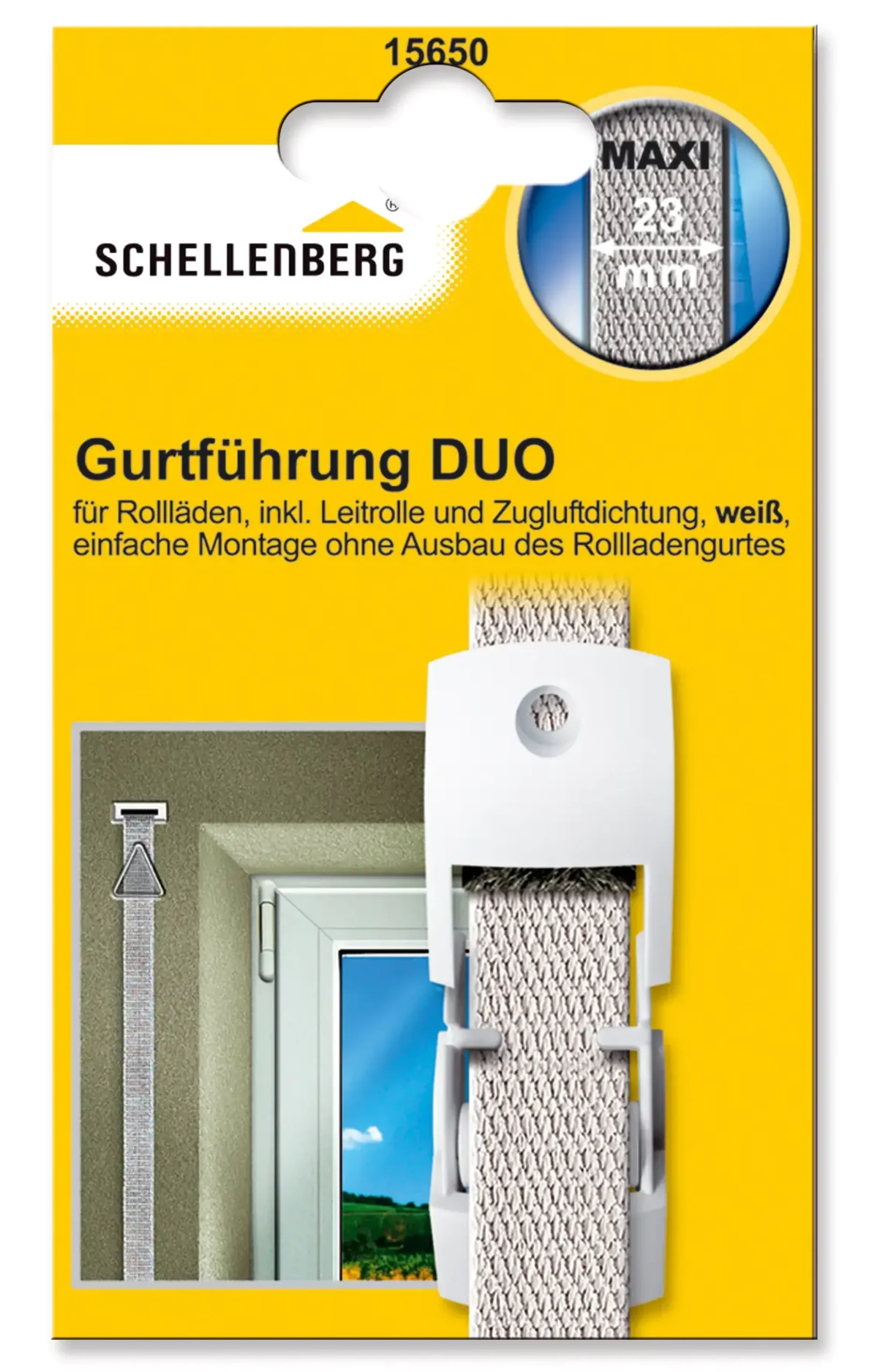 Schellenberg Gurtführung Duo System Maxi weiß