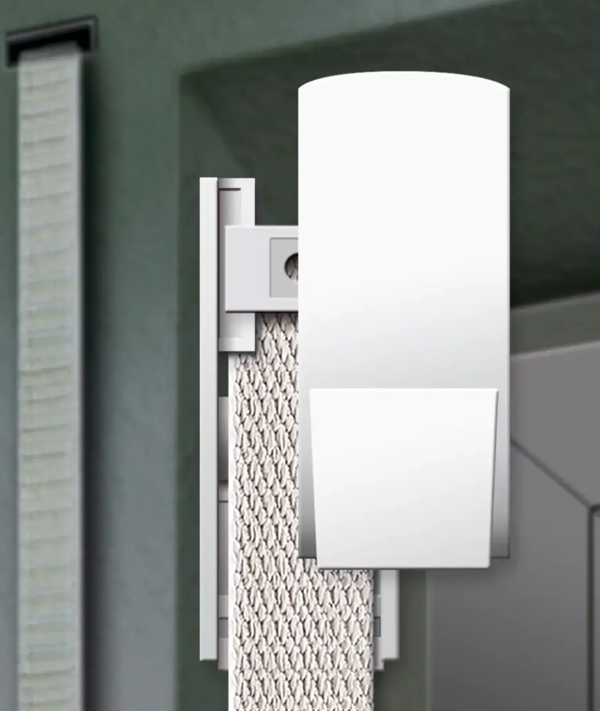 Schellenberg Gurtführung Duo Plus System Maxi weiß für schwere Rollläden