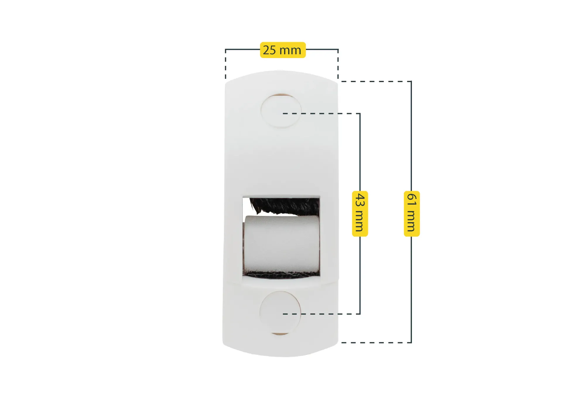 Schellenberg Gurtführung Duo System Mini weiß