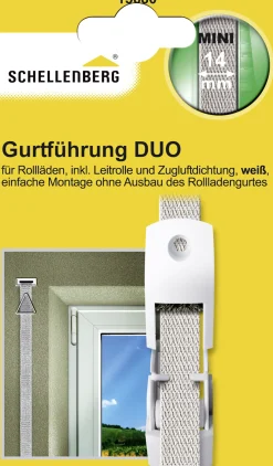 Schellenberg Gurtführung Duo System Mini weiß