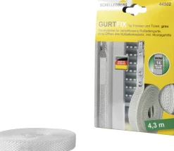 Schellenberg Gurtfix Mini Schnellreparaturset 14 mm x 4,30 m grau