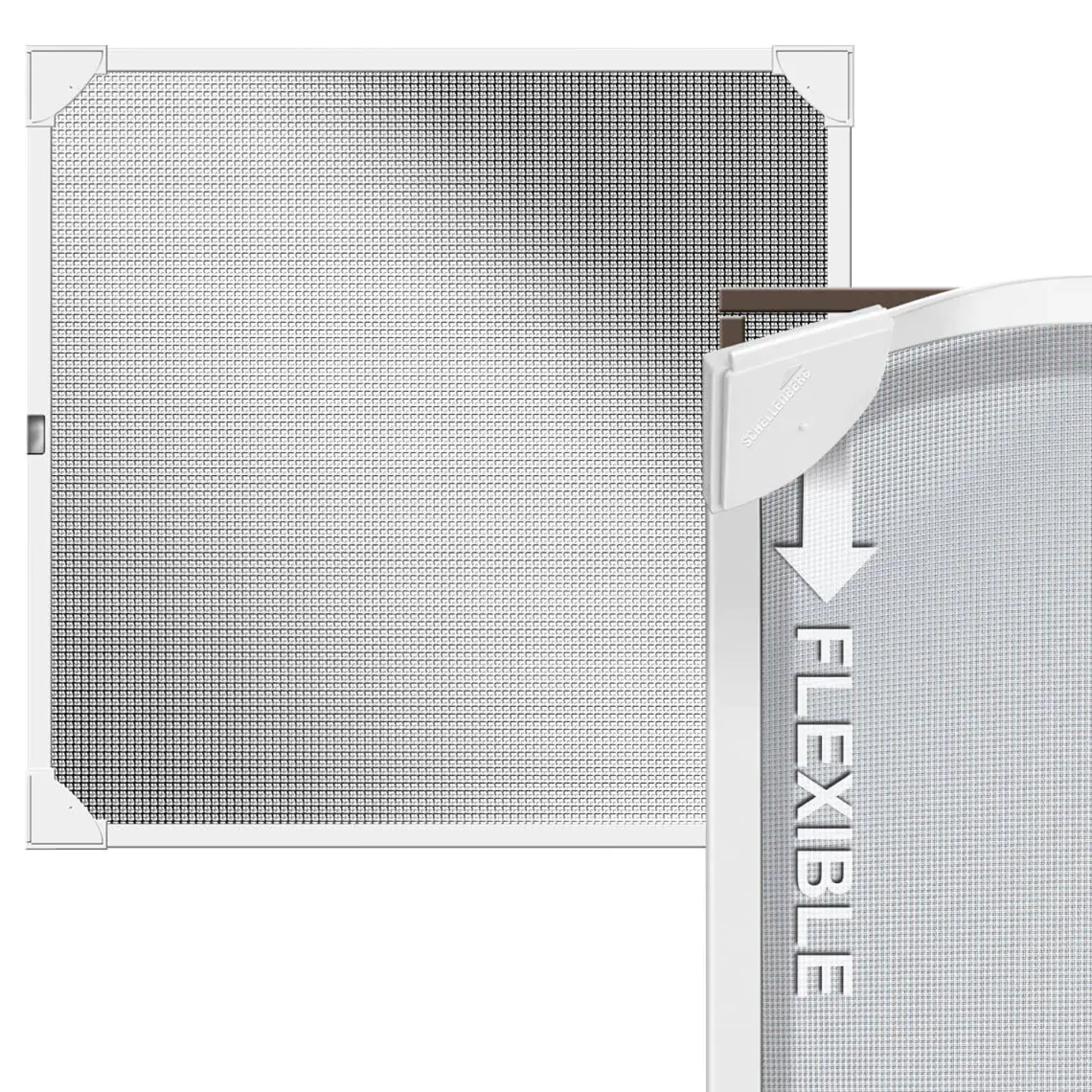 Schellenberg Insektenschutz-Magnetrahmen MAGNETIC 100 x 120 cm anthrazit/weiß
