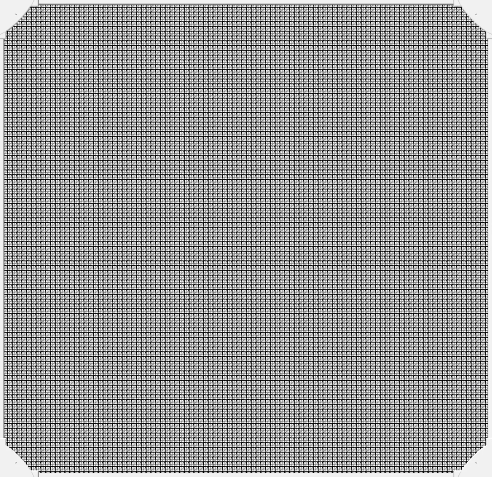 Schellenberg Insektenschutz-Magnetrahmen MAGNETIC 100 x 120 cm anthrazit/weiß