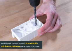 Schellenberg Kabelkanal System M weiß 210 cm Starterset