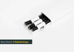 Schellenberg Kabelkanal System M weiß 210 cm Erweiterung