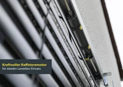 Schellenberg Raffstore Express, anthrazit 250 x 160 cm, Blende 25 cm
