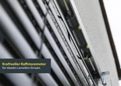 Schellenberg Raffstore Express, anthrazit 250 x 200 cm, Blende 30 cm