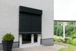 Schellenberg Raffstore Express, anthrazit 130 x 160 cm, Blende 25 cm