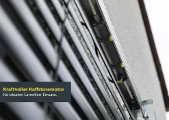 Schellenberg Raffstore Express, anthrazit 240 x 260 cm, Blende 30 cm