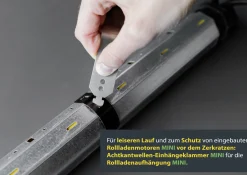 Schellenberg Rollladenaufhängung für System Mini silber