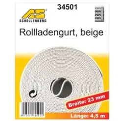 Schellenberg Rollladengurt beige Breite 23 mm - Länge 4,5 m
