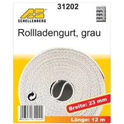 Schellenberg Rollladengurt grau Breite 23 mm - Länge 12 m