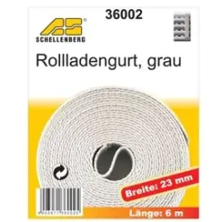 Schellenberg Rollladengurt grau Breite 23 mm - Länge 6 m