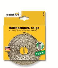 Schellenberg Rollladengurt beige Breite 14 mm - Länge 12 m