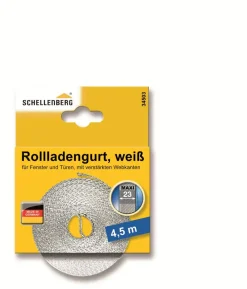 Schellenberg Rollladengurt weiß Breite 23 mm - Länge 4,5 m