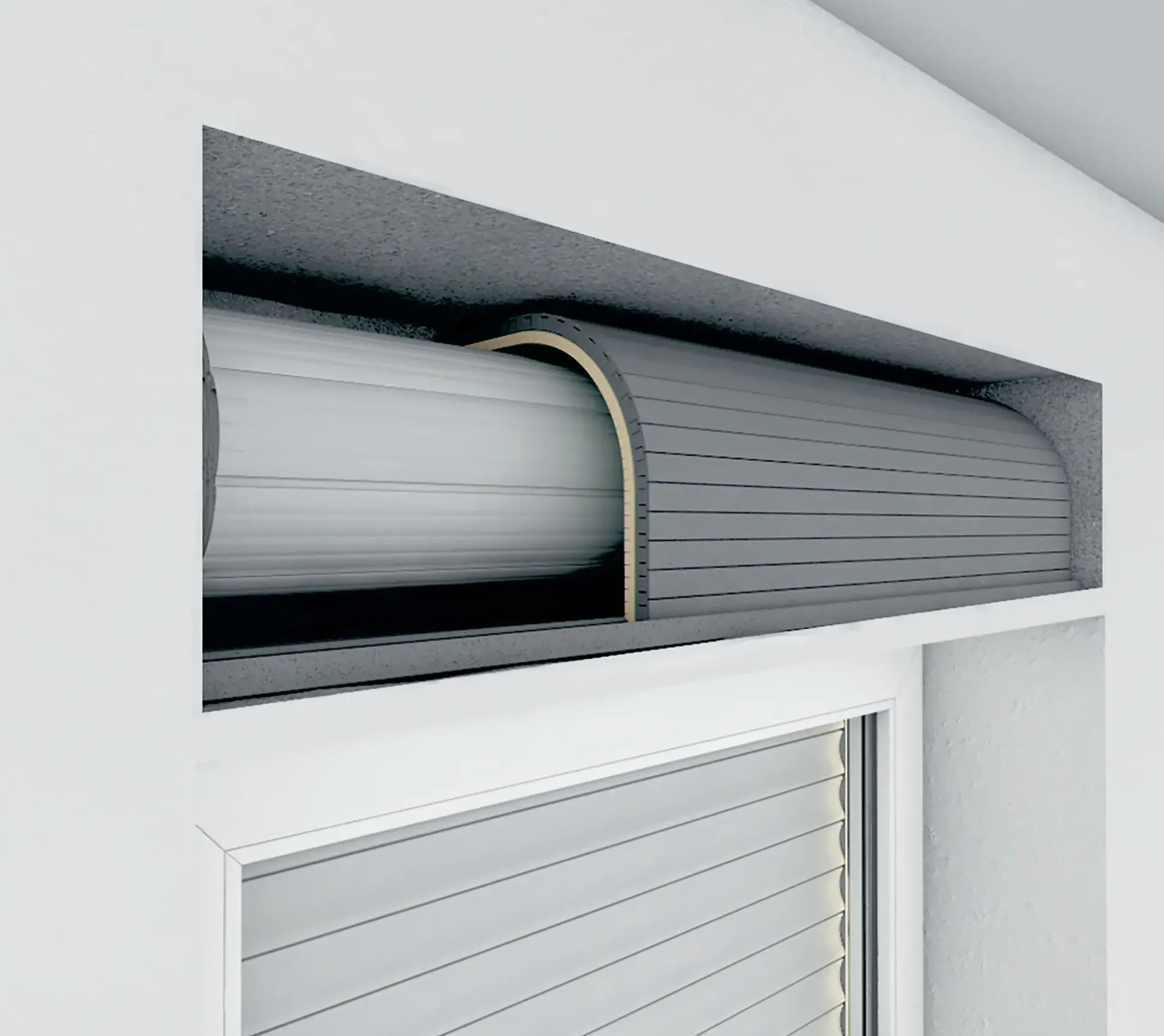 Schellenberg Rollladenkasten-Dämmung 2-teilig 100x50 cm 25 mm Stärke