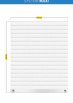 Schellenberg Rollladenpanzer Komplett-Set Maxi 120 x 140 cm weiß