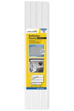 Schellenberg Rollladenpanzer Komplett-Set Maxi 120 x 140 cm weiß