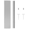 Schellenberg Rollladenpanzer komplett Set für System Maxi, 80 x 100 cm grau