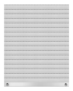 Schellenberg Rollladenpanzer komplett Set für System Maxi, 80 x 100 cm grau