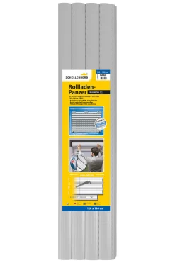 Schellenberg Rollladenpanzer PVC Maxi, 120 x 140 cm, grau