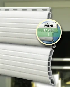 Schellenberg Rollladenprofil für System Mini 120 x 3,7 cm grau